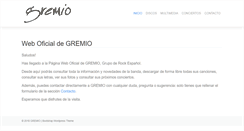 Desktop Screenshot of gremioband.com