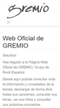 Mobile Screenshot of gremioband.com