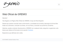 Tablet Screenshot of gremioband.com